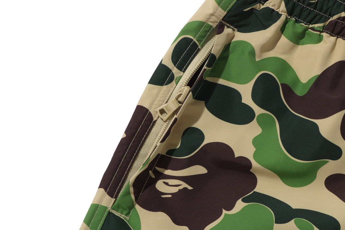 BAPE ABC Camo One Point Relaxed Fit Water Shorts Green