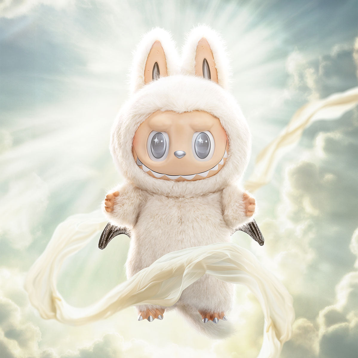 THE MONSTERS Labubu Zimomo ANGEL IN CLOUDS Vinyl Face Doll