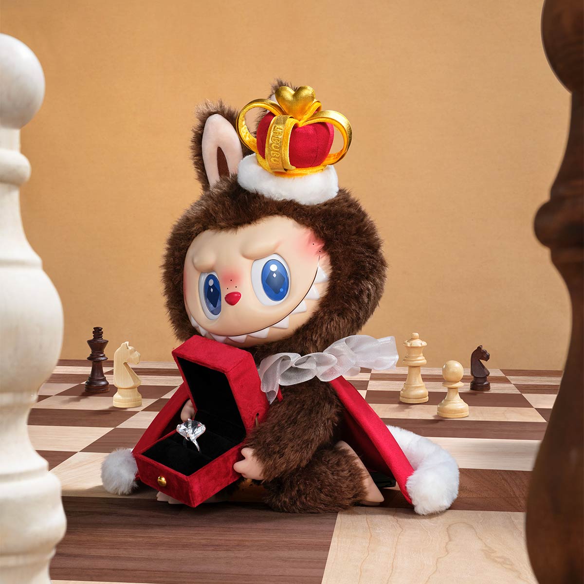 THE MONSTERS Labubu Let's Checkmate Series-Vinyl Plush Doll