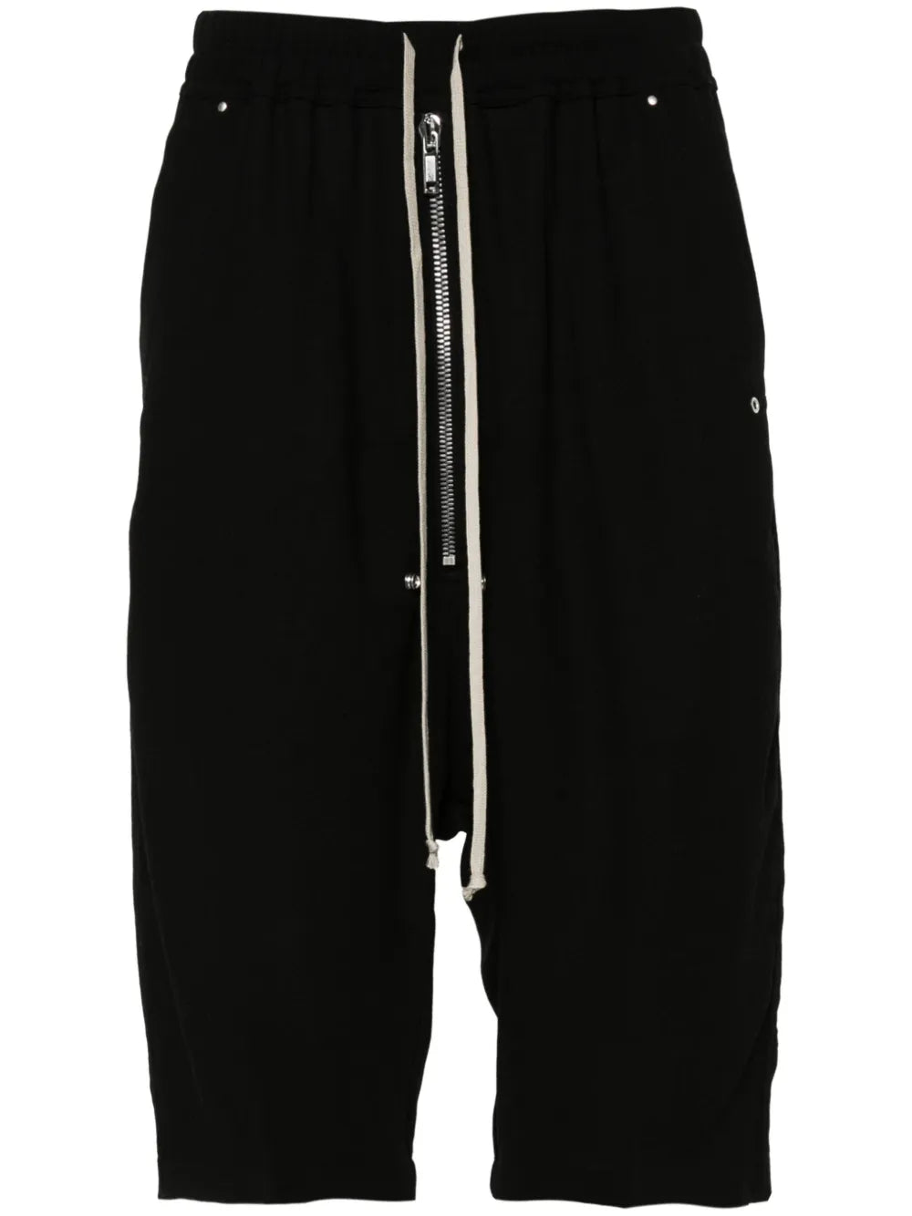 Rick Owens Bela Pods Drop-Crotch Shorts