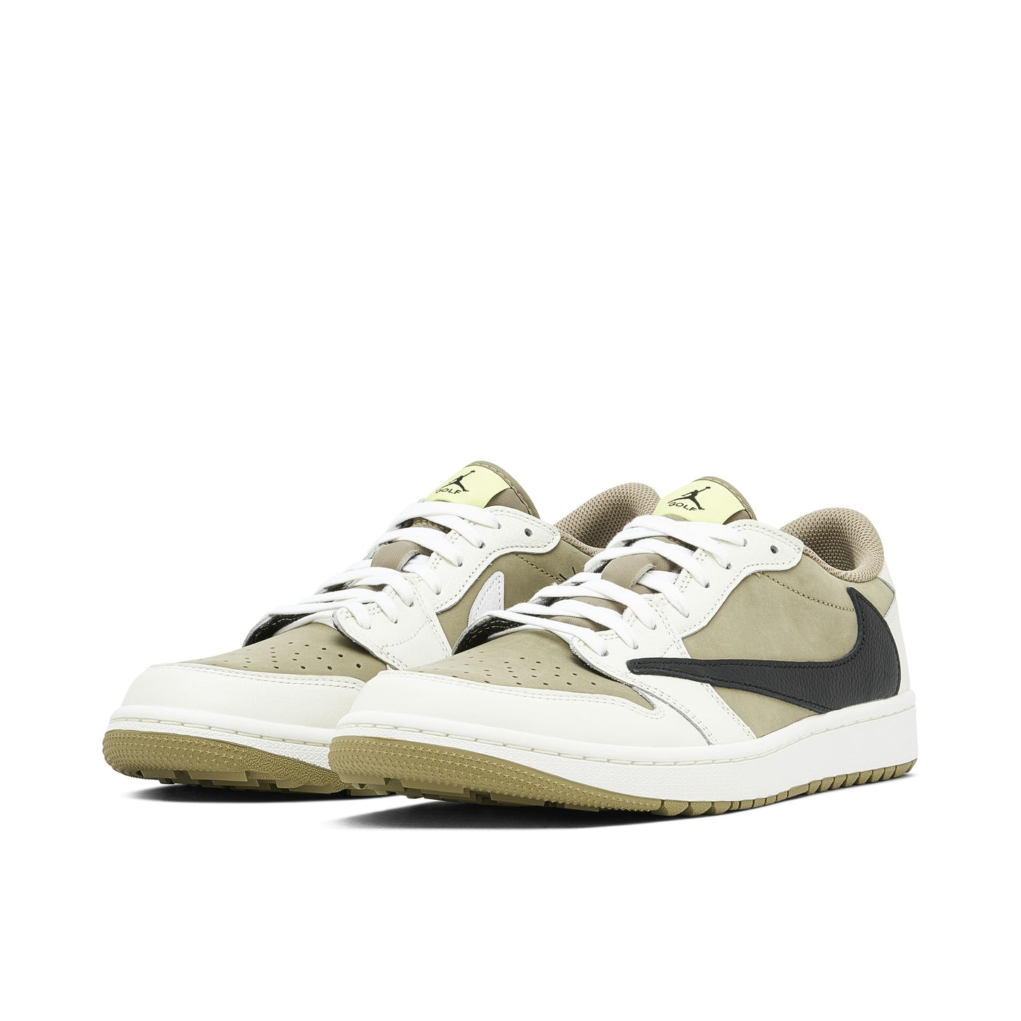 Air Jordan 1 Low Golf Travis Scott Olive Black