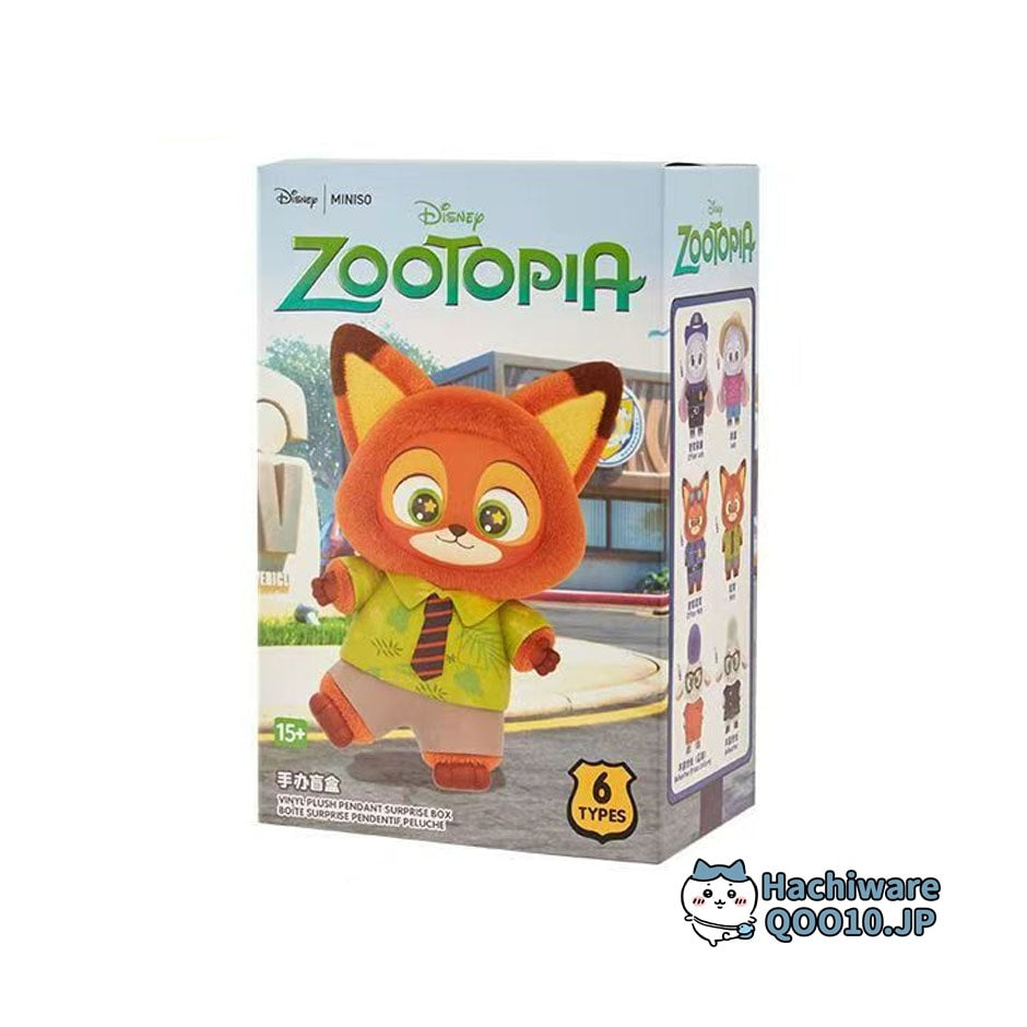 Miniso Disney Zootopia Vinyl Plush Pendant Blind Box Miniso