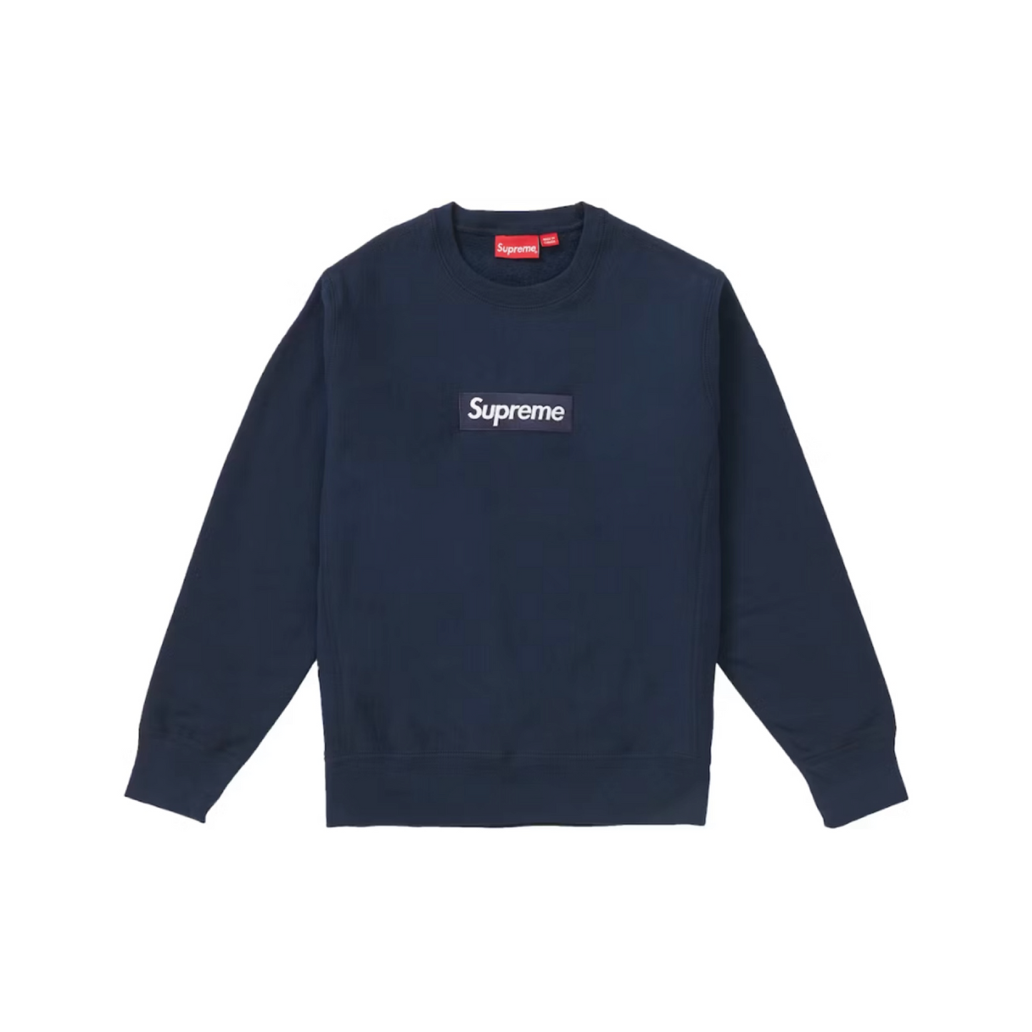 Supreme Box Logo Crewneck FW18 Navy