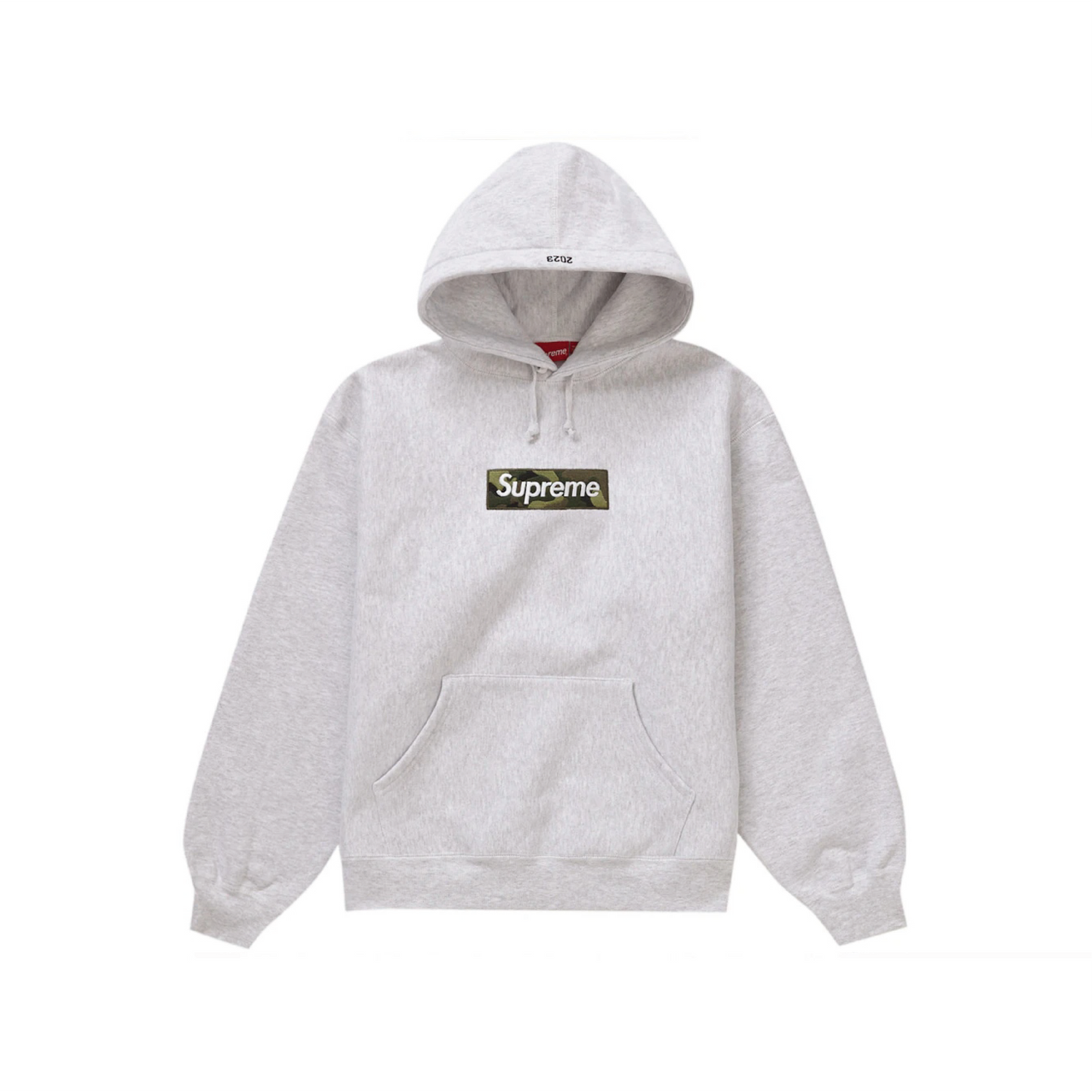 Supreme Box Logo Hooded Sweatshirt Ash Grey (FW23) Supreme
