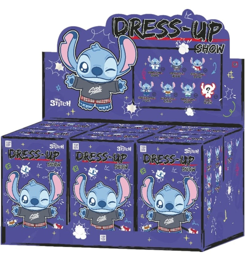 Miniso Top Toy Disney Stitch Dress Up Show Blind Box Miniso