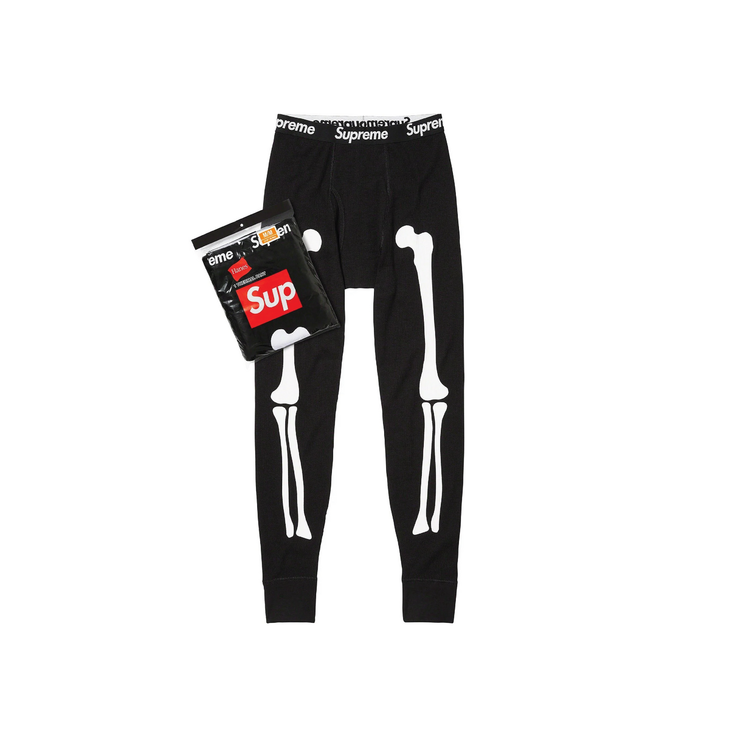 Supreme Hanes Bones Thermal Pant (1 Pack) Black