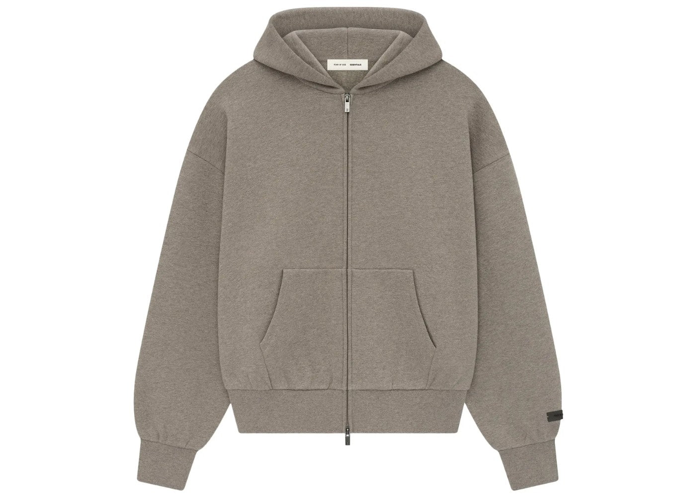 Fear of God Essentials Classic Hoodie Zip Up Homestead Heather