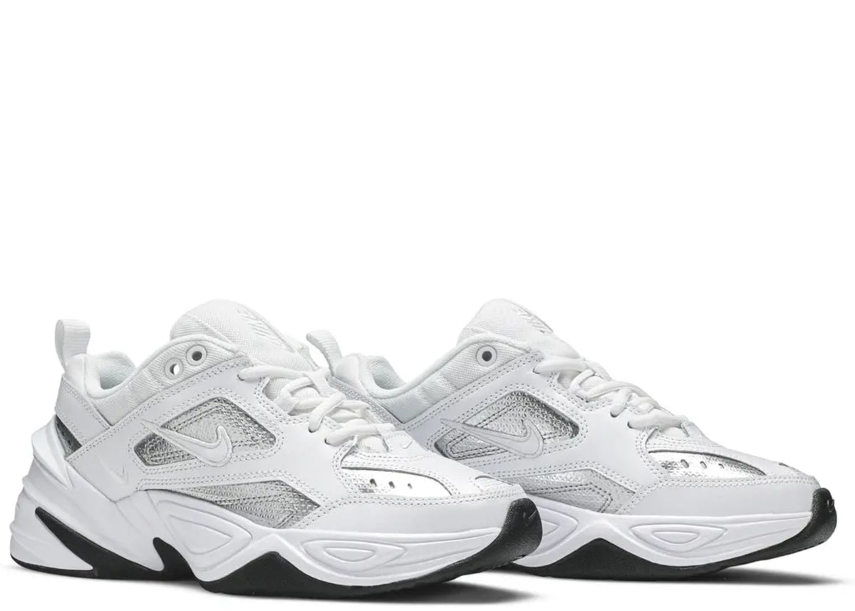 Nike M2K Tekno White Metallic Silver Black (Women's)