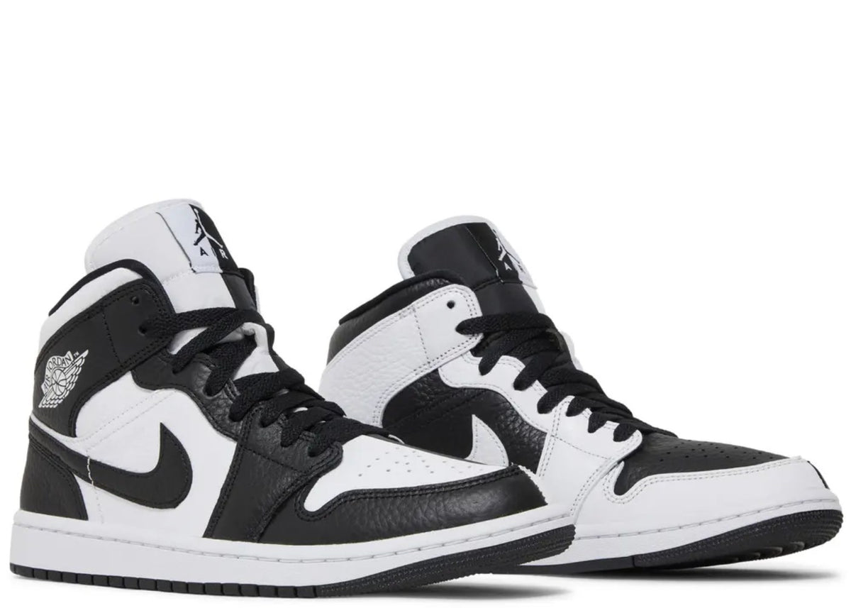 Jordan 1 Mid Split Black White (Women's)