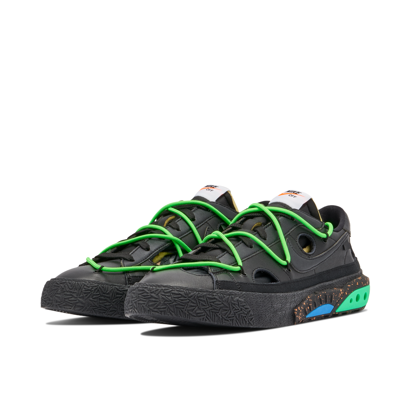 Off-White x Nike Blazer Low Black Green