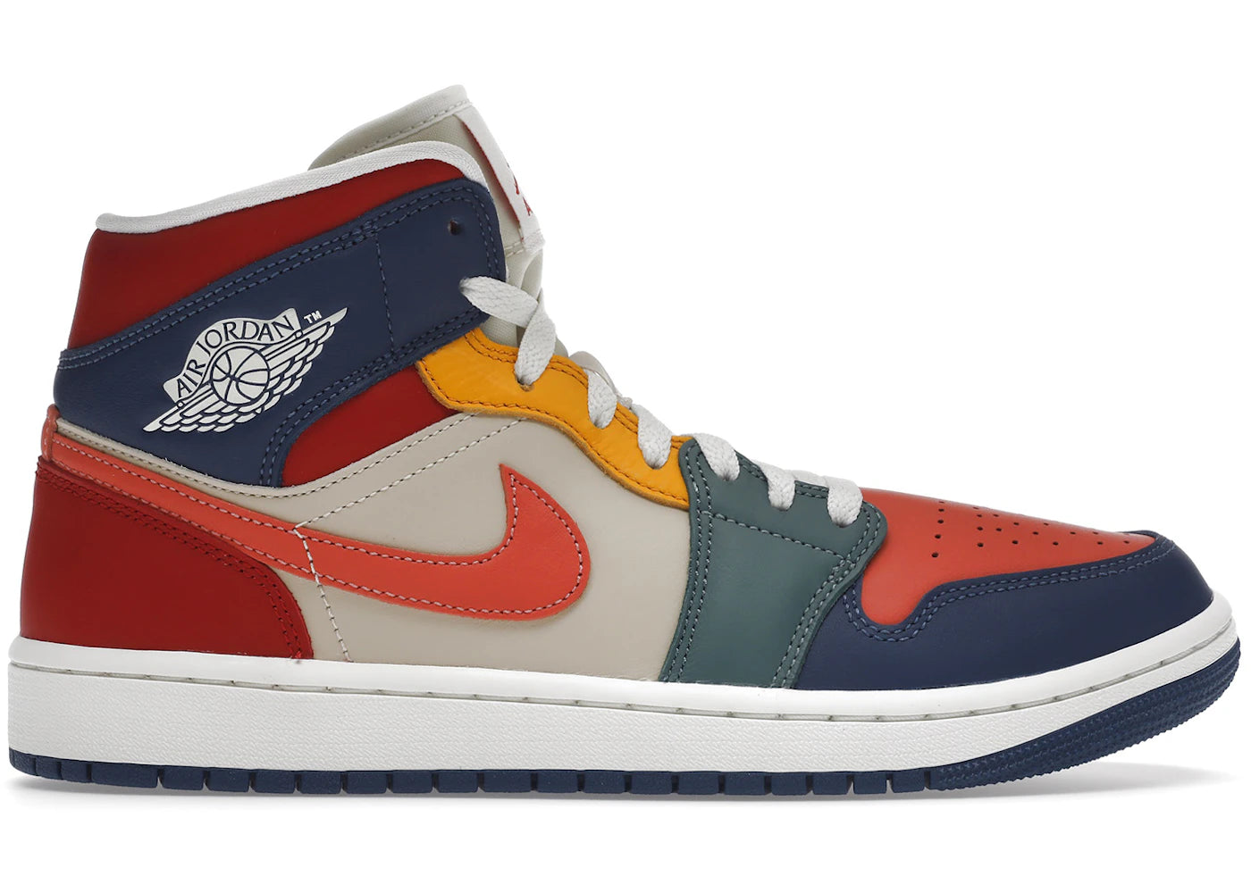 Air Jordan 1 Mid SE Multi Seven Color (2022) (Women's)