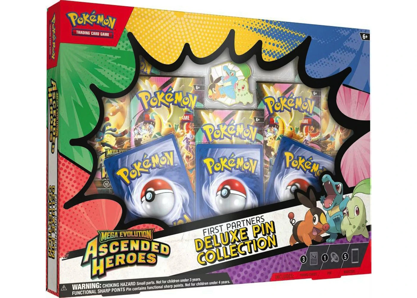 Pokémon Mega Evolution TCG - Ascended Heroes - Deluxe Pin Collection Box