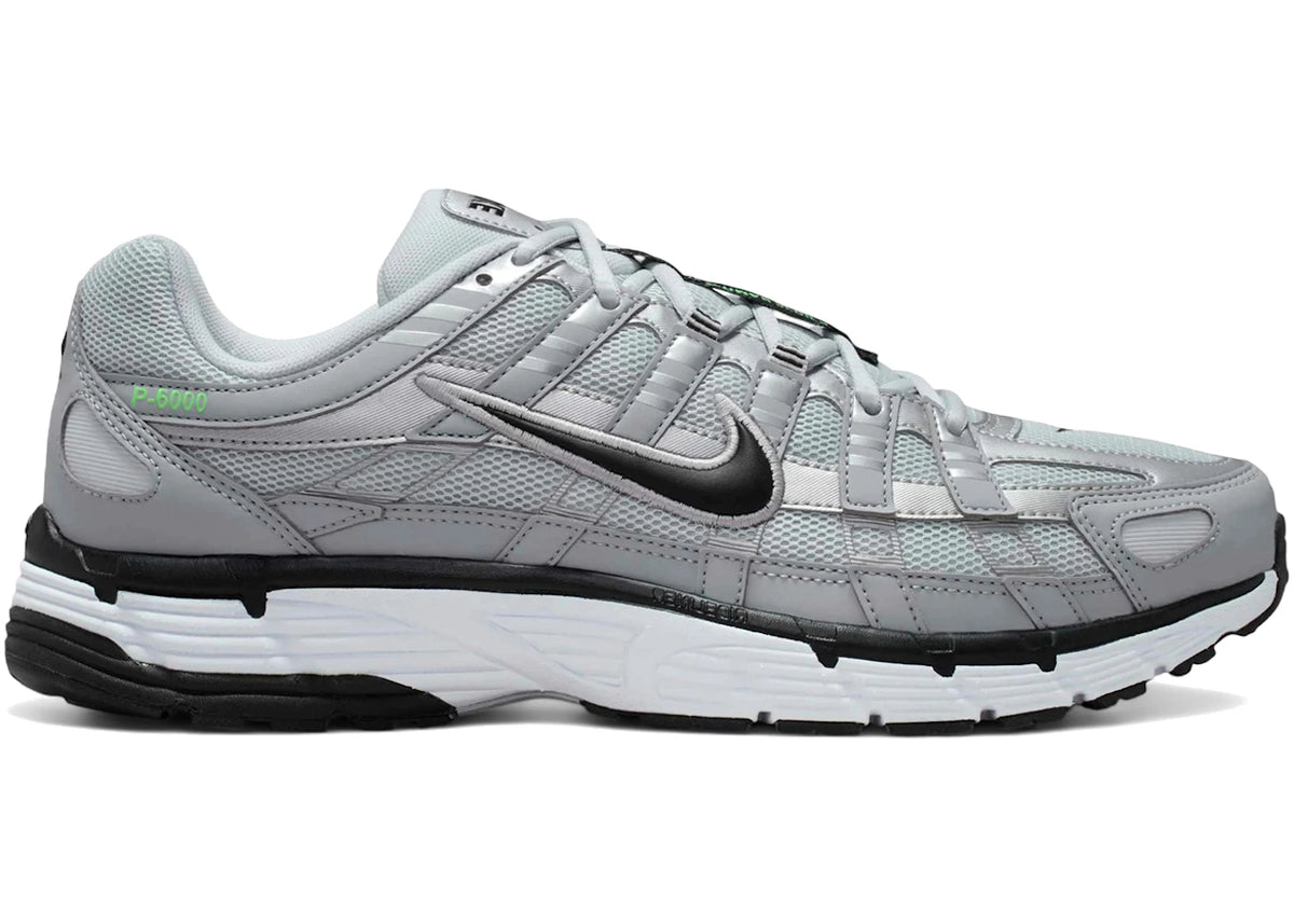 Nike P-6000 Wolf Grey Metallic Silver Black