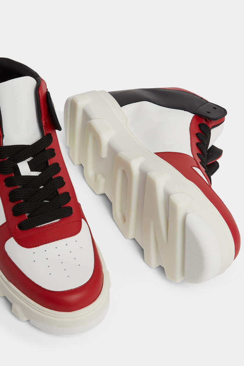 Dsquared2 D2 Icon Basket Sneakers Red