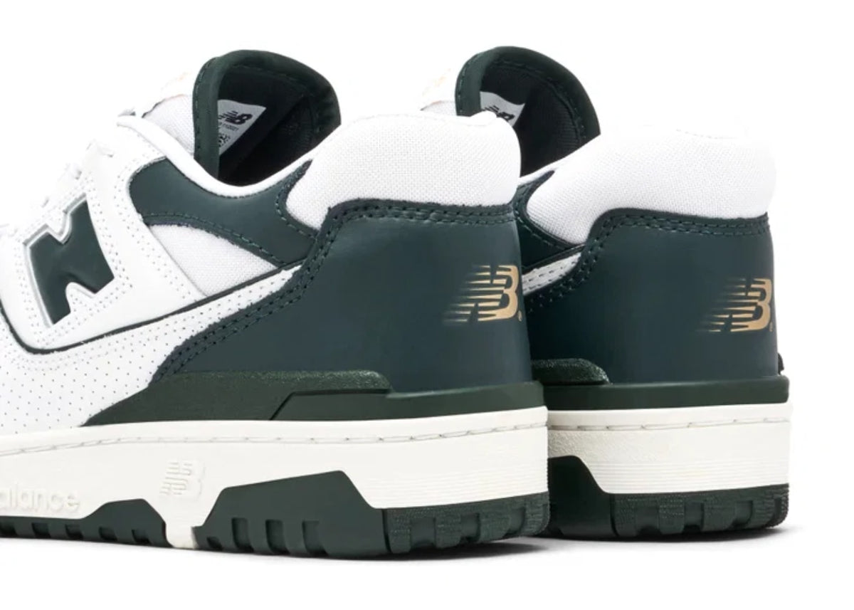 New Balance 550 White Dark Green