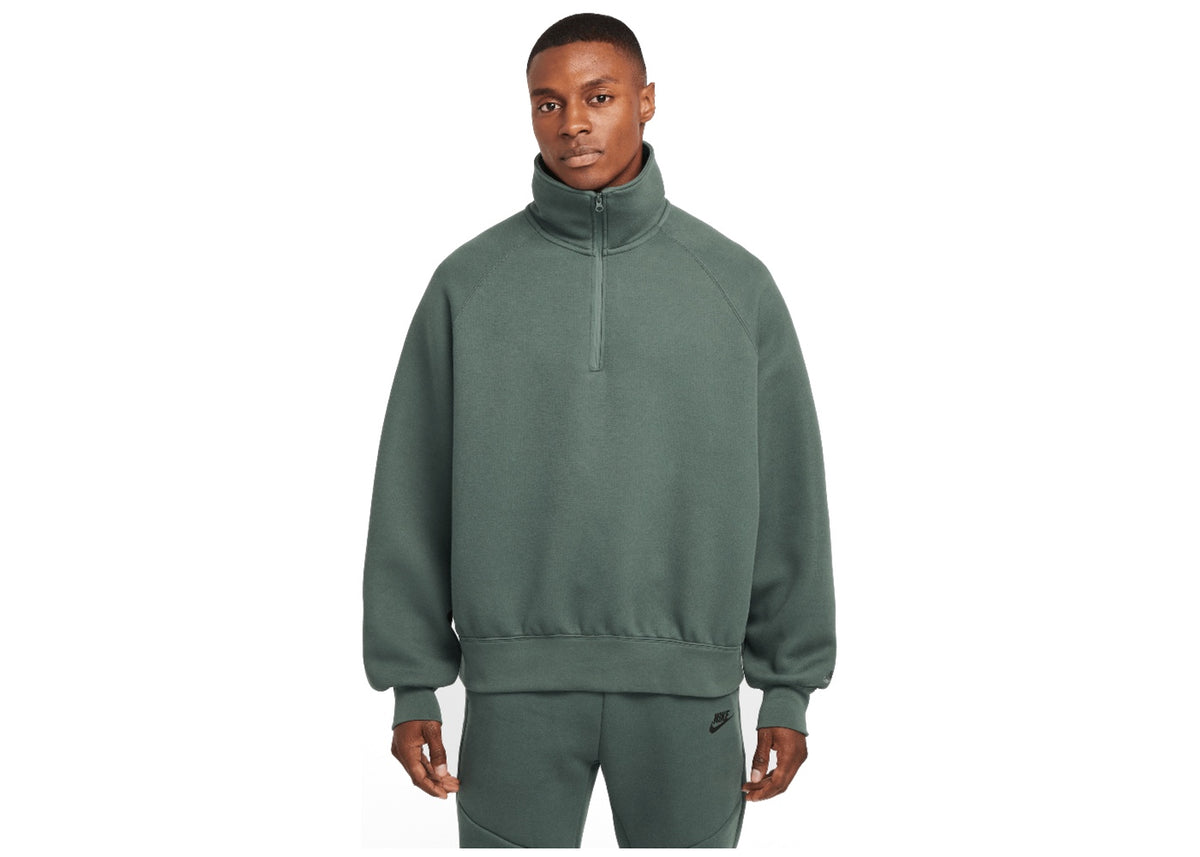 Nike Tech Men's Fleece Half-Zip Top Vintage Green/Vintage Green