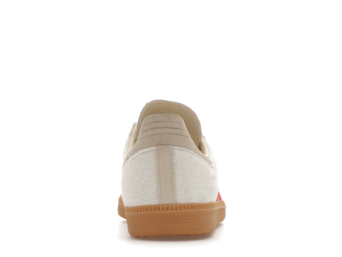 adidas Samba OG Pony Hair Wonder Beige Better Scarlet (Women's)