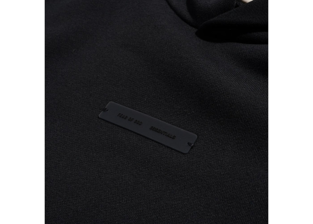 Fear of God Essentials Classic Fleece Hoodie Jet Black