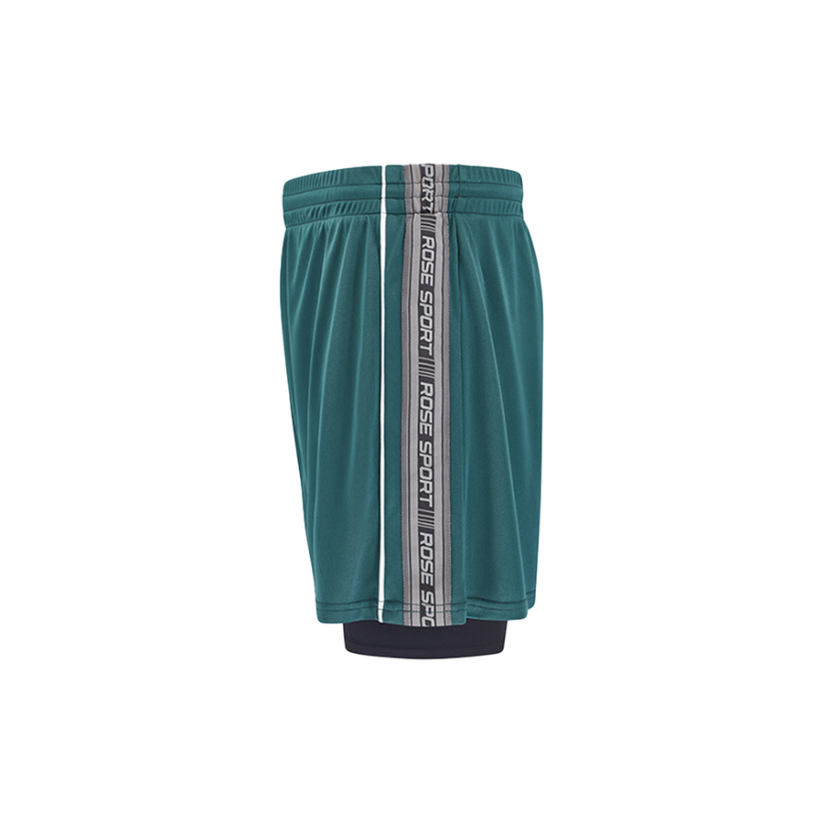 Martine Rose Double Football Sport Shorts Green