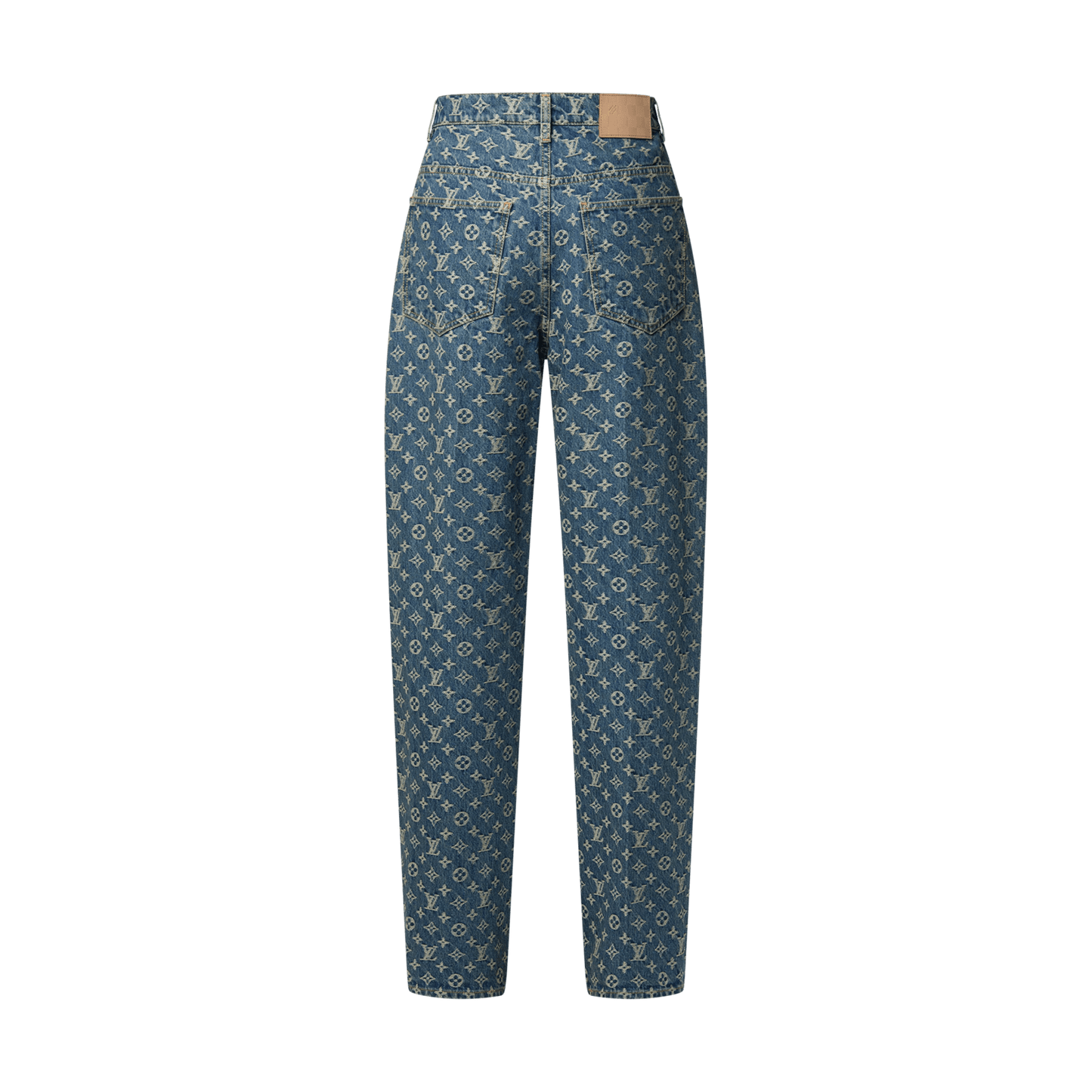 Louis Vuitton Monogram Denim Tailored Pants Indigo
