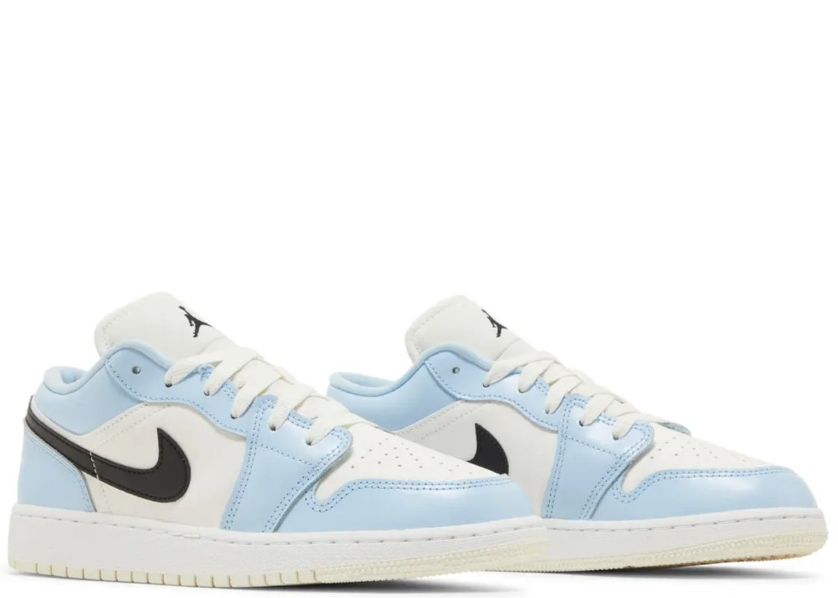 Jordan 1 Low Ice Blue Black (GS)