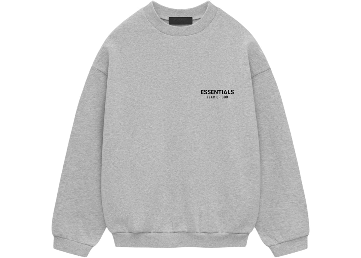 Fear of God Essentials Fleece Crewneck Light Heather Grey