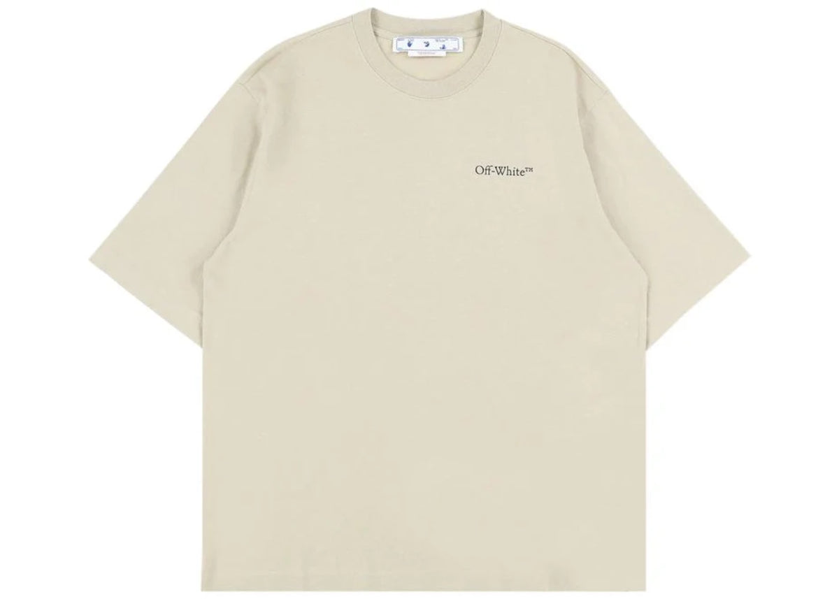 Off-White Caravaggio Crowning Skate Tee Dark Sand