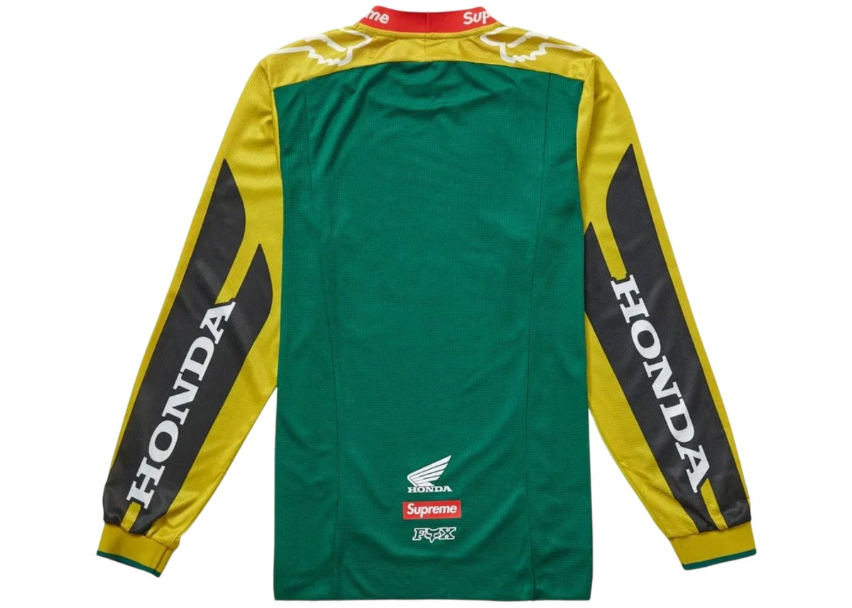Supreme Honda Fox Racing Moto Jersey Top Moss Green
