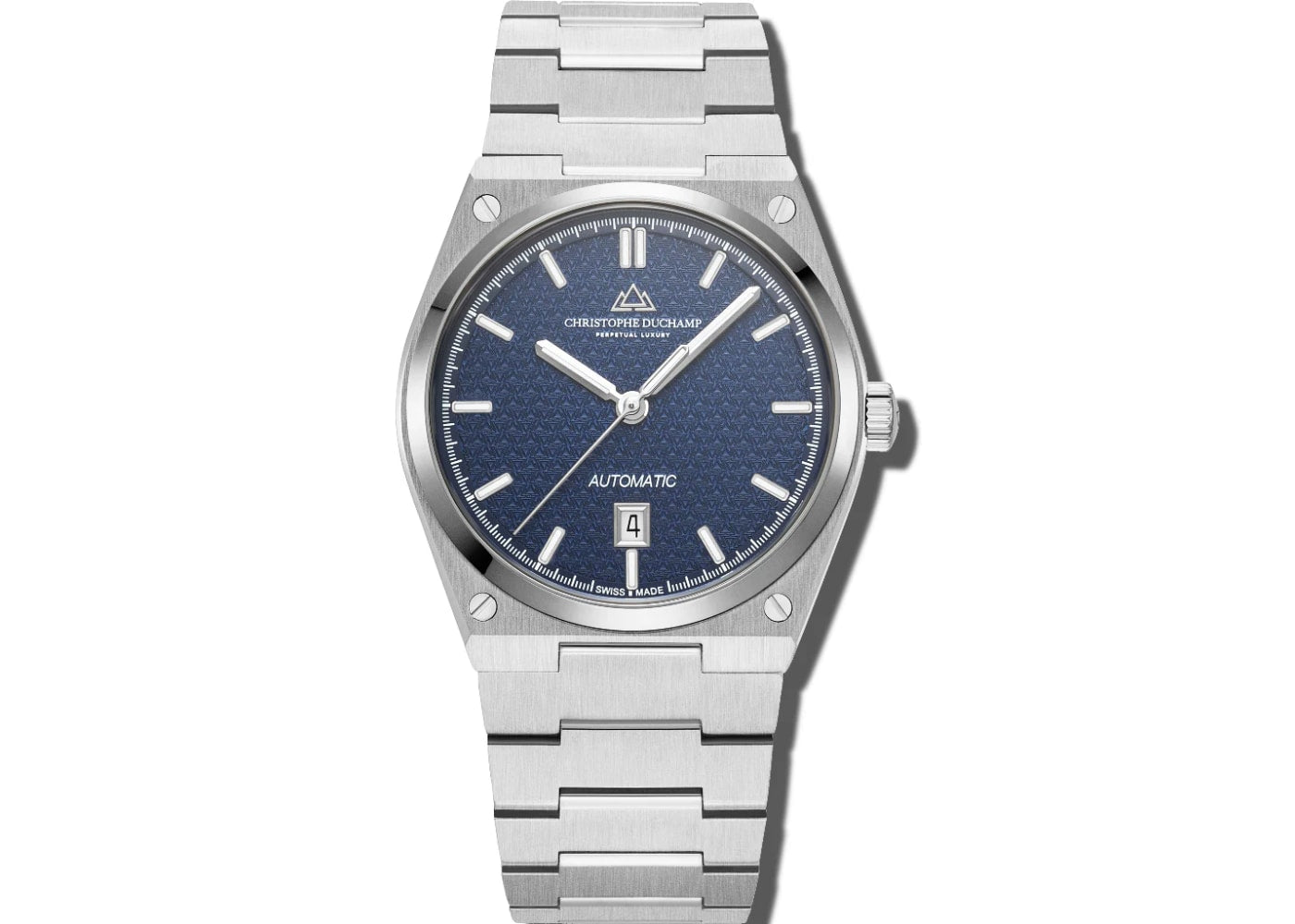 Christophe Duchamp Attitude Auto - Blue Dial & 316L Stainless Steel Strap CD8801-02