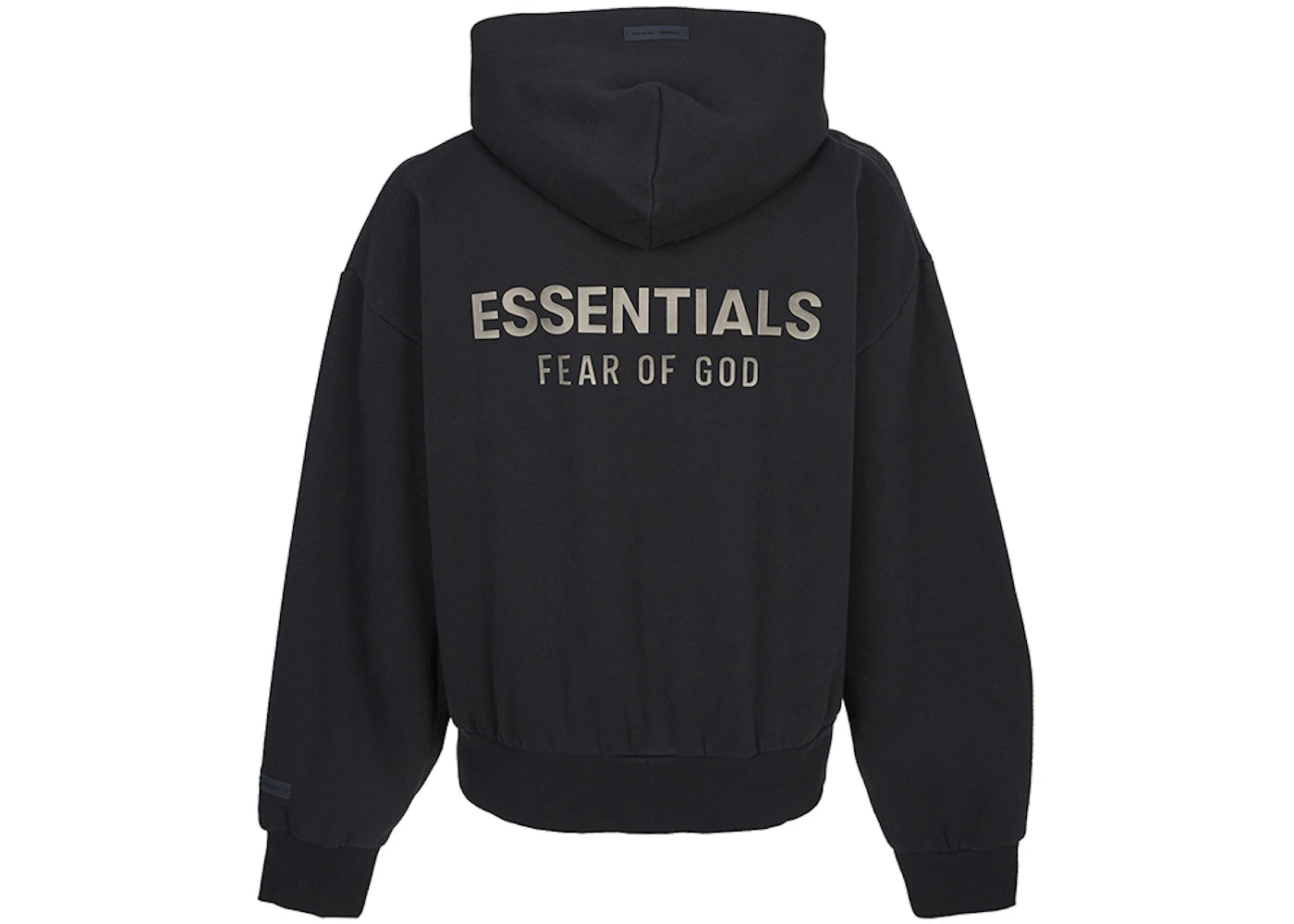Fear of God Essential Fleece Zip Up Sweatshirt Black