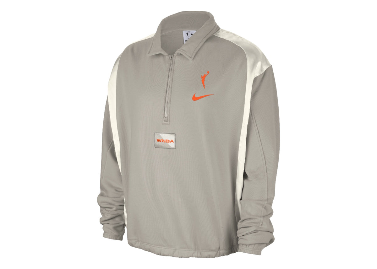 Team 13 Women's Nike WNBA Fleece Top College Grey/Phantom/Brilliant Orange