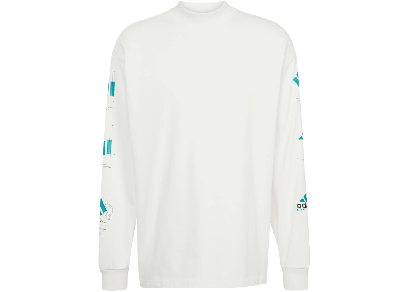adidas EQT Equipment Long Sleeve Graphic Tee Cloud White