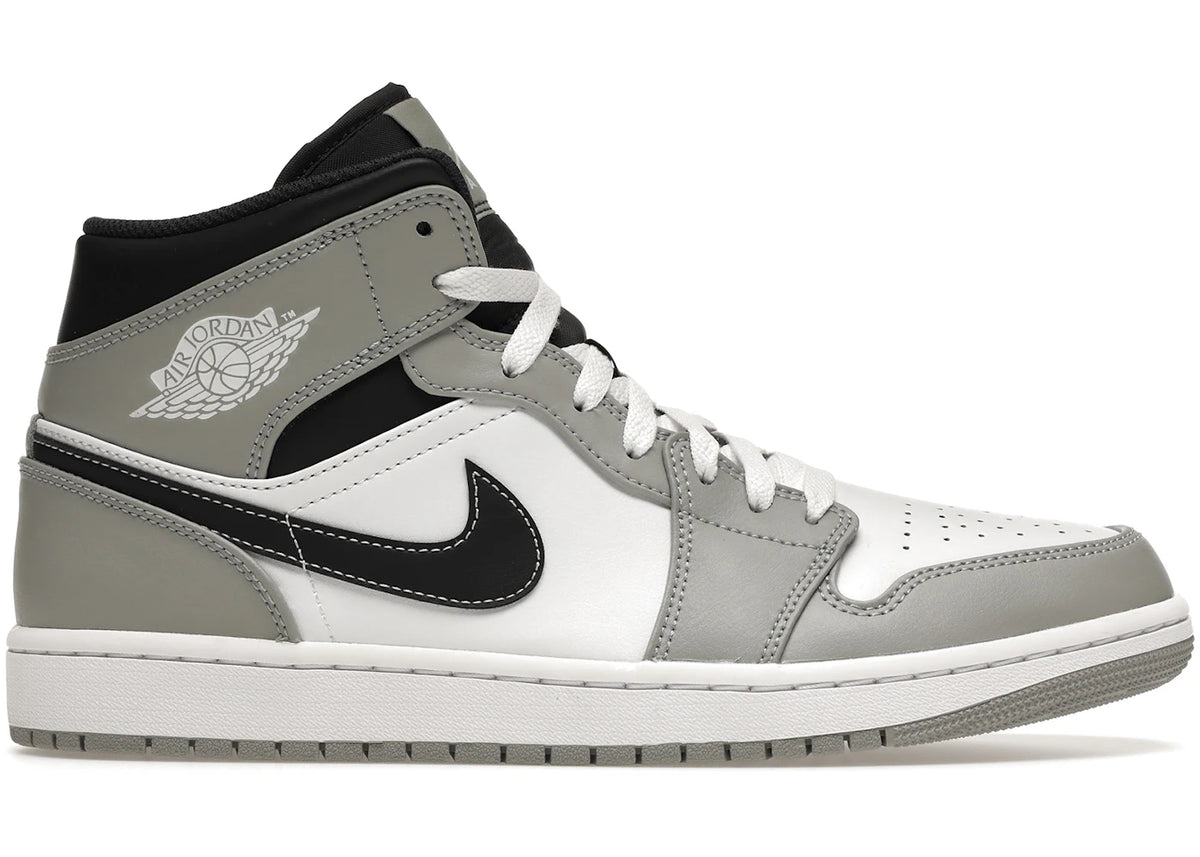 Air Jordan 1 Mid Light Smoke Grey Anthracite Black