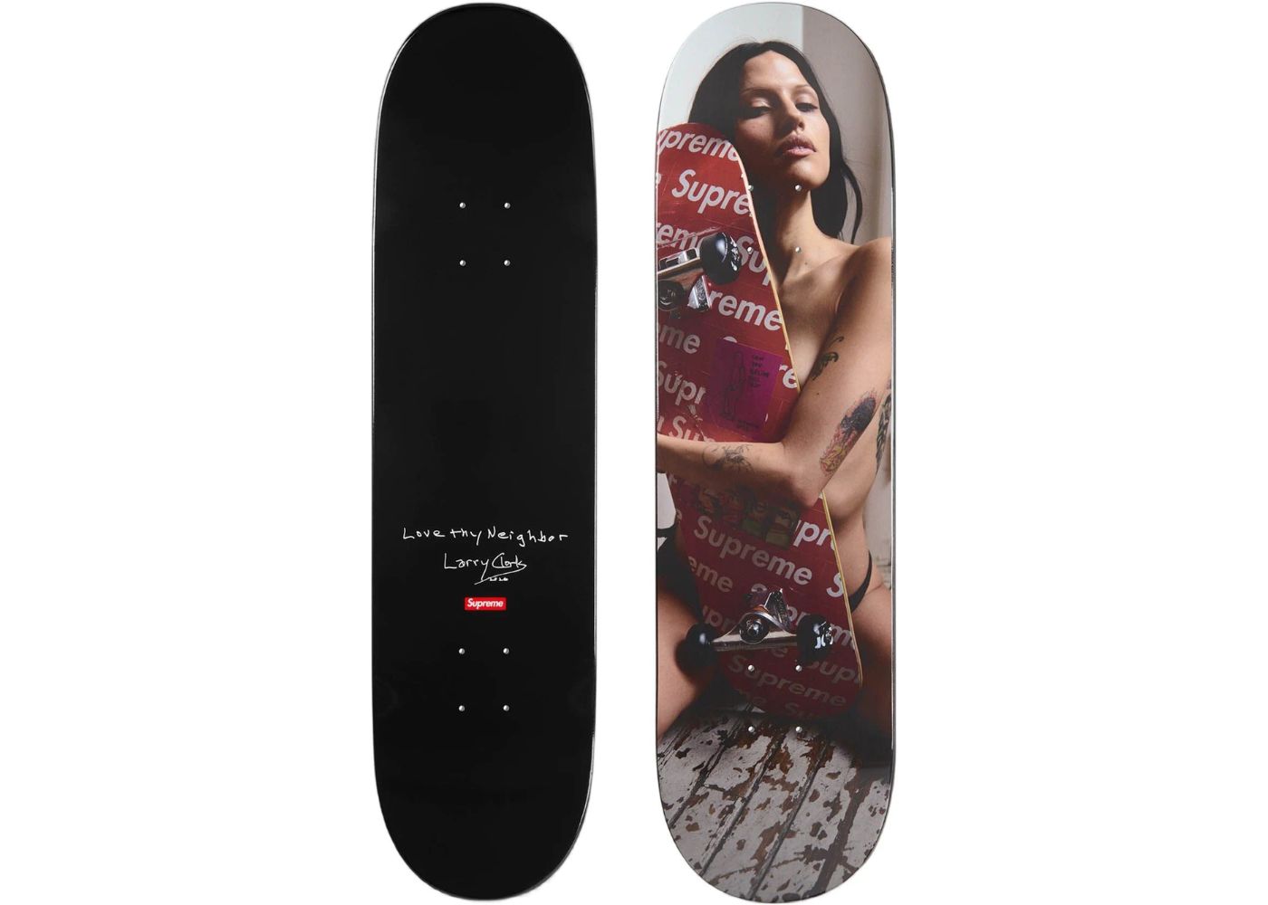 Supreme Larry Clark Skateboard Multicolor