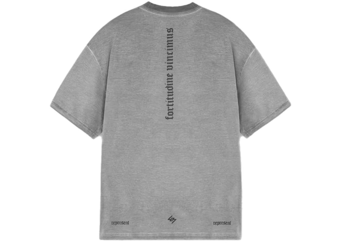 Represent 247 Vintage T-shirt Smoke Grey