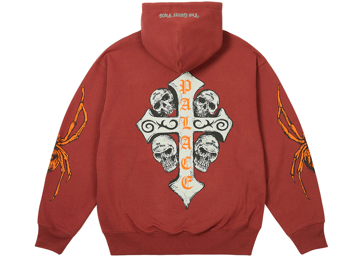 Palace TGF Hood Brown