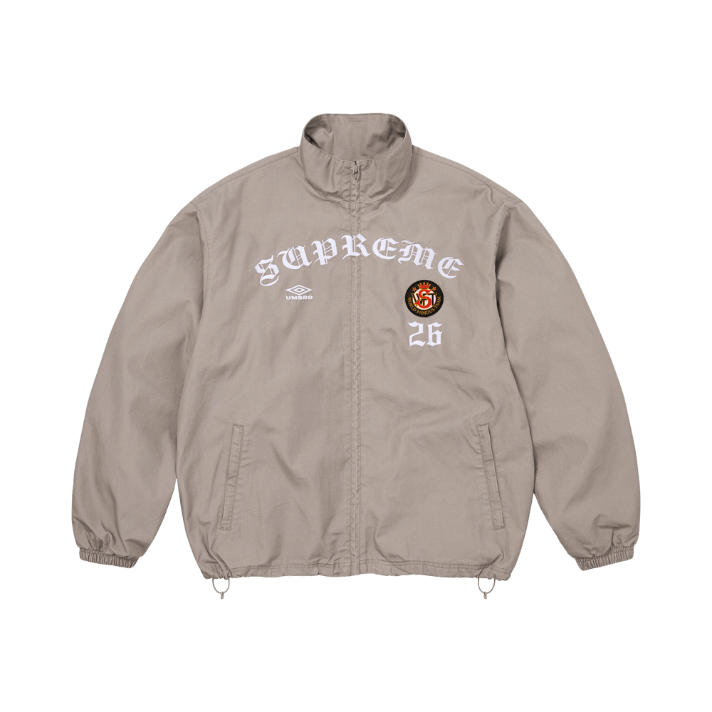 Supreme x Umbro Cotton Ripstop Track Jacket 'Grey'