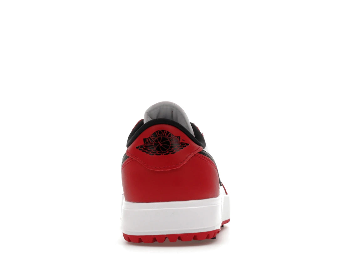 Jordan 1 Low Golf Spiked Varsity Red White Black