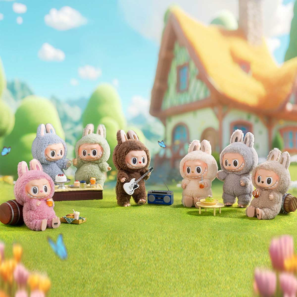 Labubu Exciting Macaron - Toffee Pop Mart