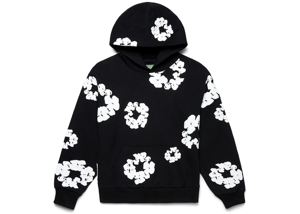 Denim Tears The Cotton Wreath Hoodie Black