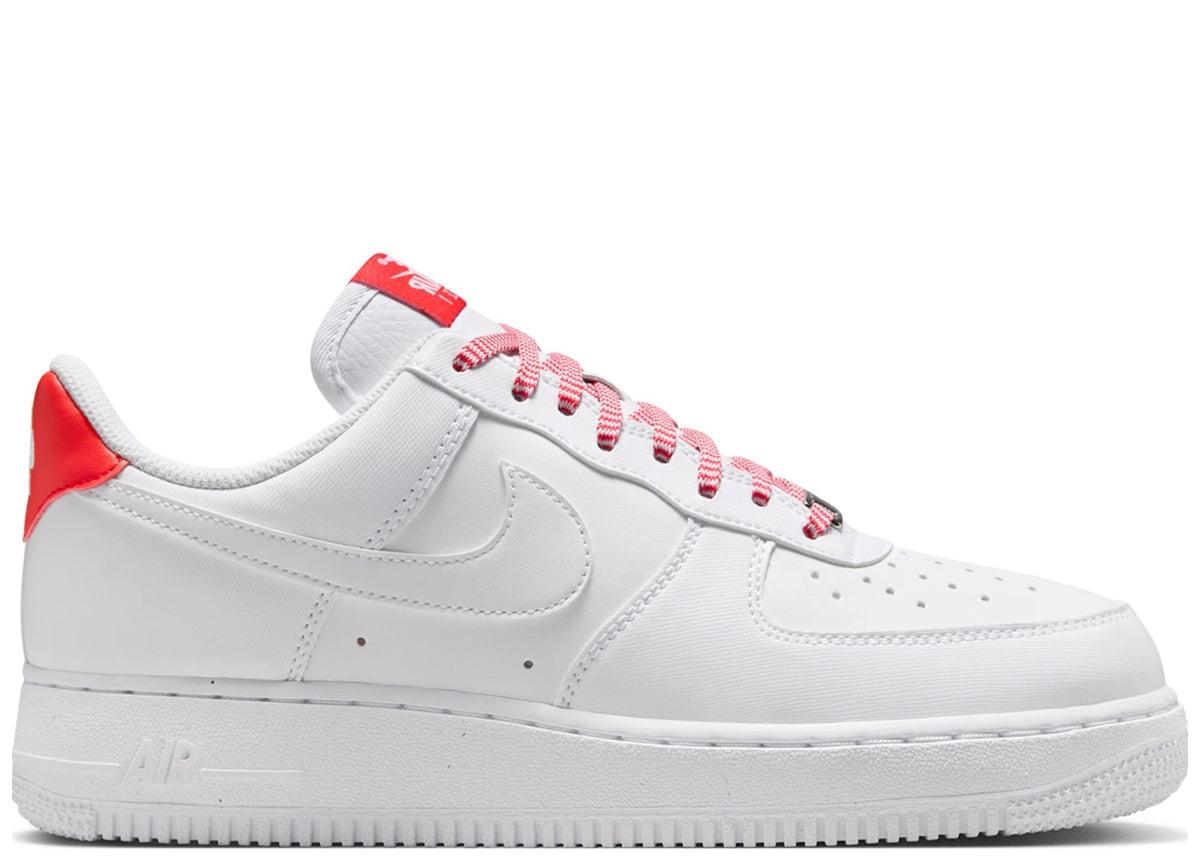Nike Air Force 1 Low '07 White Pink Foam Metallic Silver Light Crimson (Women's)