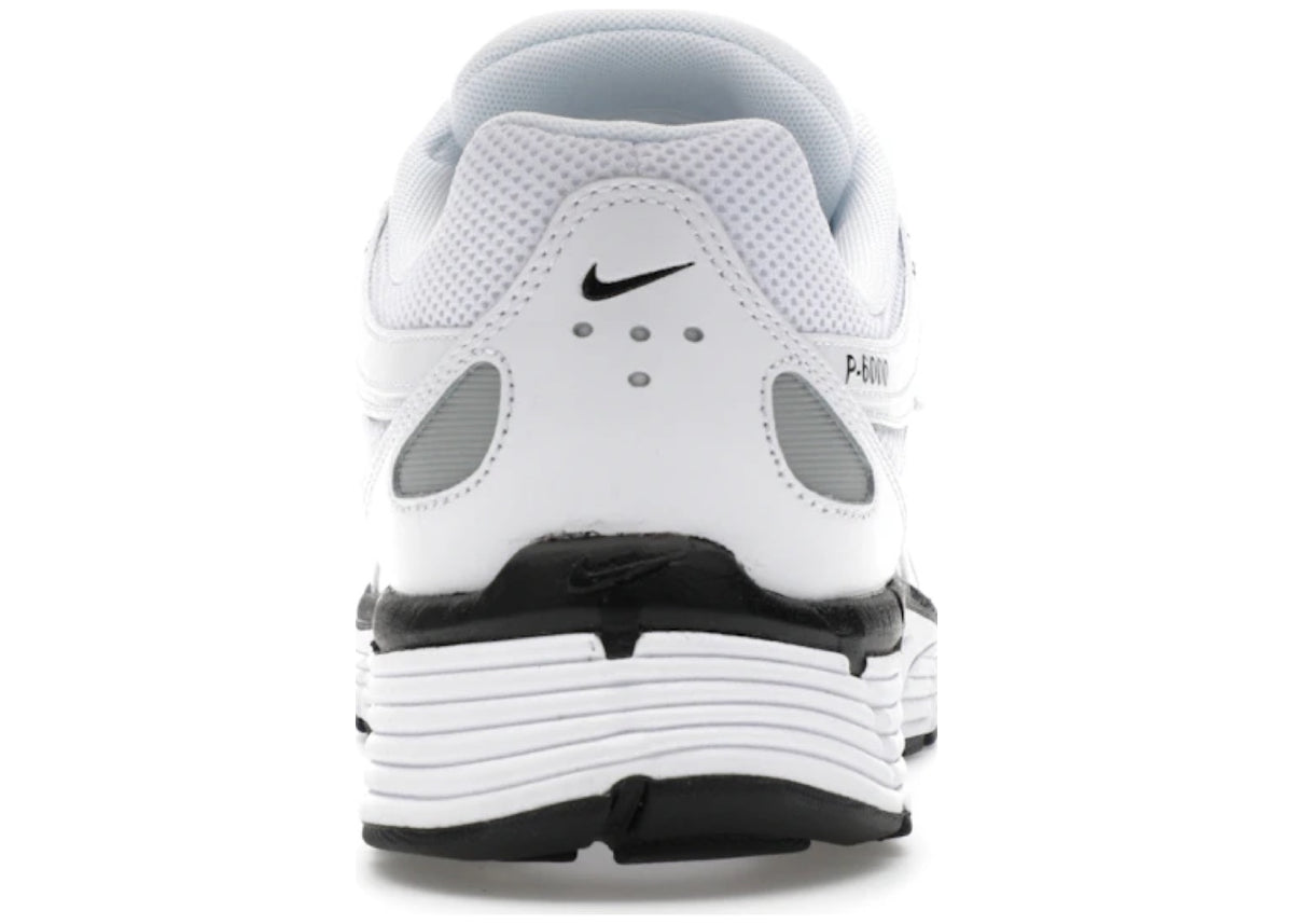 Nike P-6000 White Metallic Silver Black