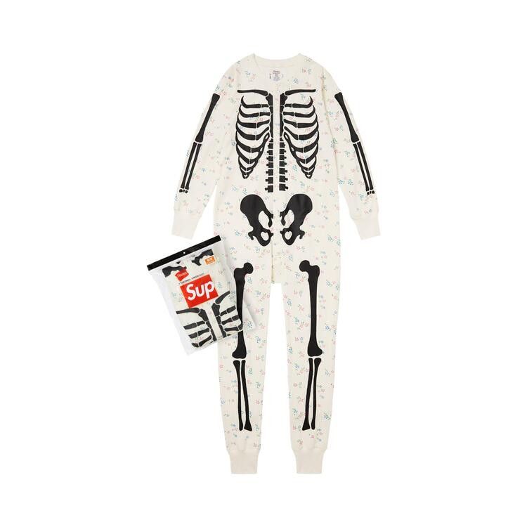 Supreme x Hanes Bones Thermal Union Suit (1 Pack) 'Floral'