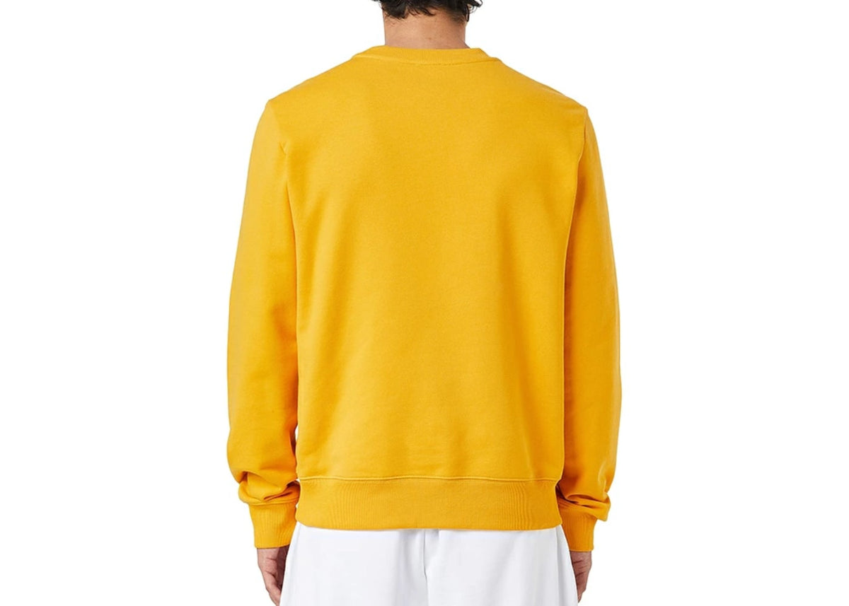 Diesel Oval Script Logo Sweatshirt Yellow