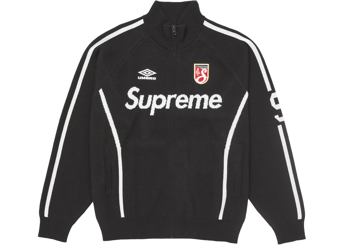 Supreme Umbro Zip Up Sweater Black