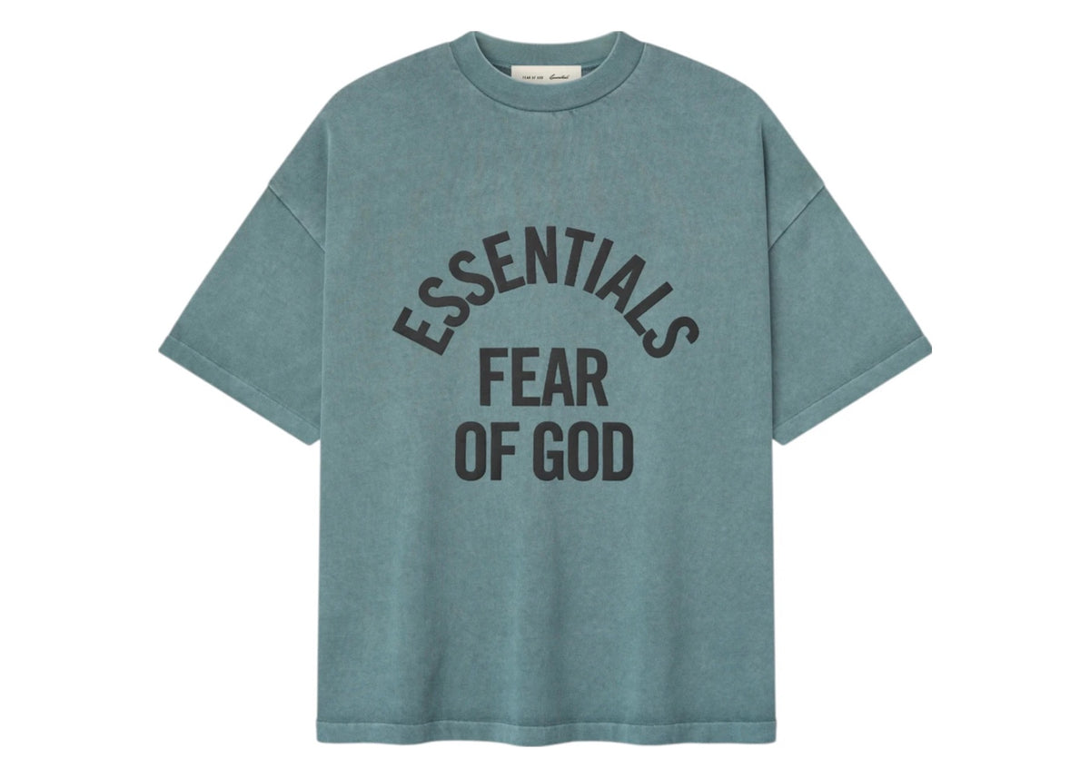 Fear of God Essentials Campus 90's Short Sleeve Tee Faded Coastal