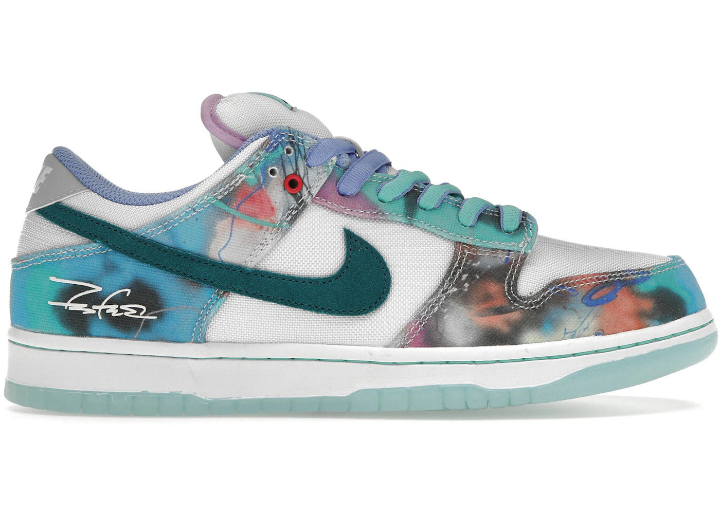 Nike SB Dunk Low Futura Laboratories Bleached Aqua Blue