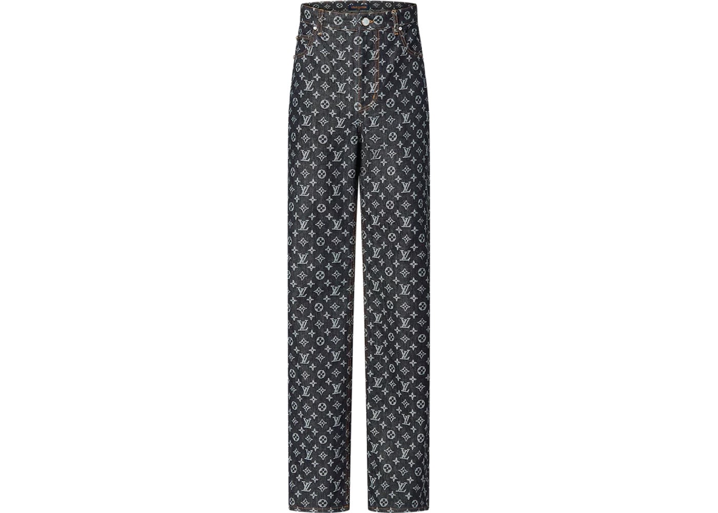 Louis Vuitton Monogram Jacquard Denim Skate Pants