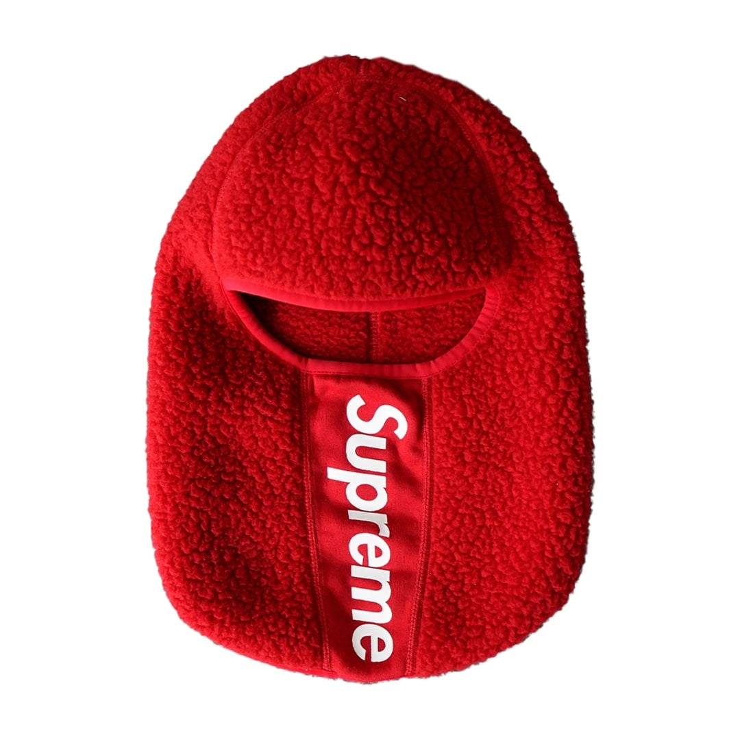 Supreme Polartec Deep Pile Balaclava Red