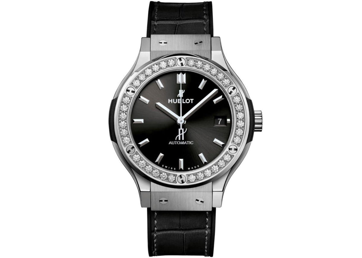 Hublot Classic Fushion Titanium Diamonds 38mm | 565.NX.1470.LR.1204